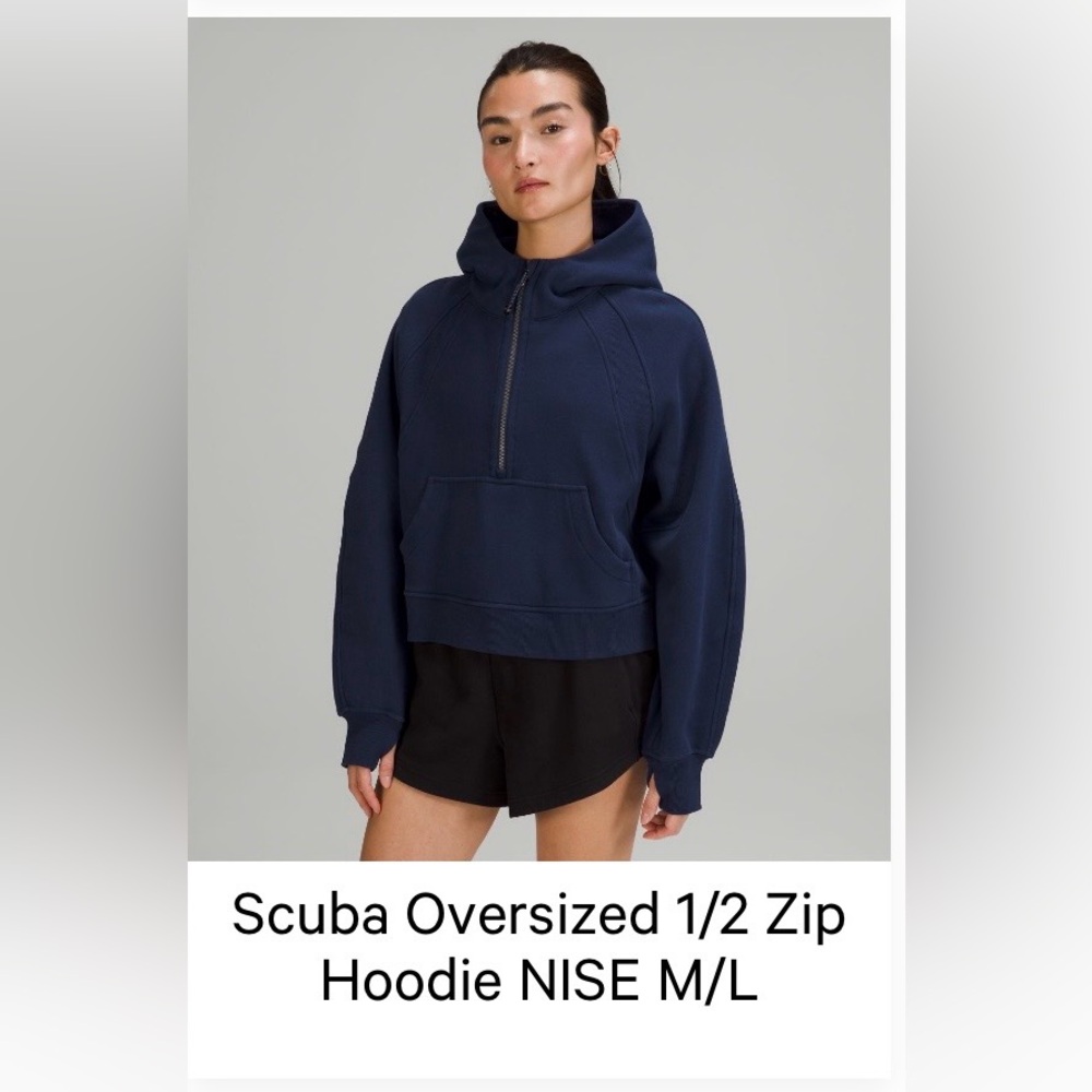 Lululemon 1/2 Zip Scuba Hoodie M/L